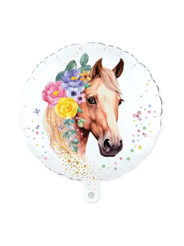 Globos Foil Balloon 18 Inch Round Horses