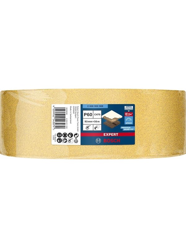 Bosch Expert C470 Sanding Roll P60 50 m