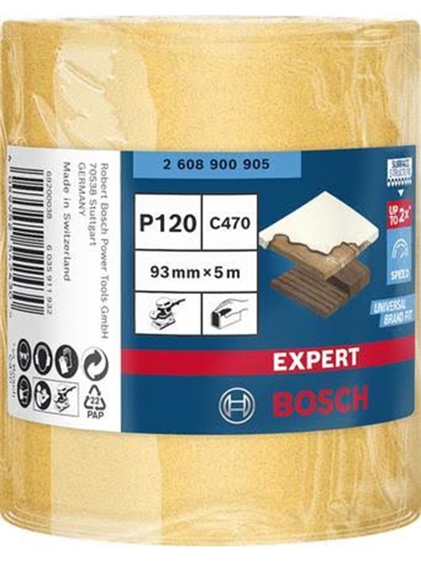 Bosch Expert C470 Sanding Roll P120 5m