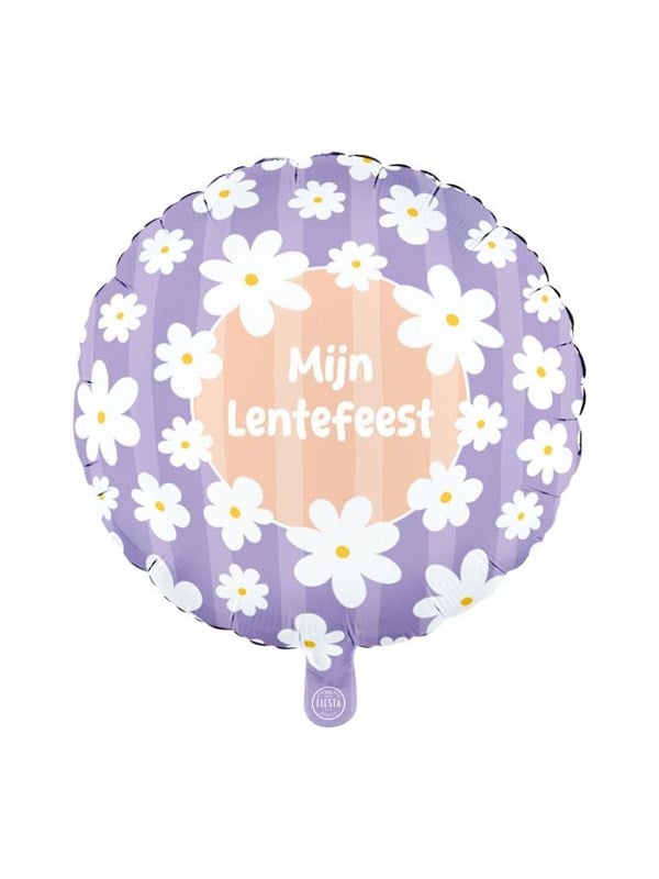 Globos Foil Balloon 18 Inch Round Daisies My Spring Celebration