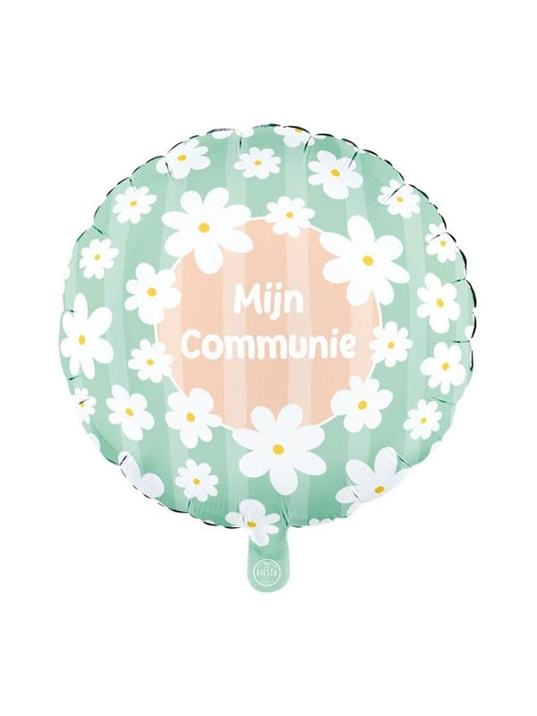 Globos Foil Balloon 18 Inch Round Daisies My Communion