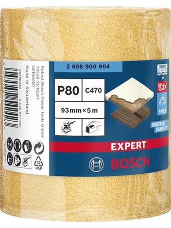 Bosch Expert C470 Sanding Roll P80 5m