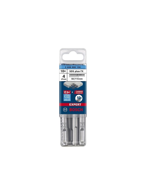 Bosch Expert SDS-plus-7X Drill Bit 4 mm 10pcs