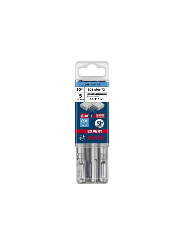 Bosch Expert SDS-plus-7X Drill Bit 5 mm 10pcs