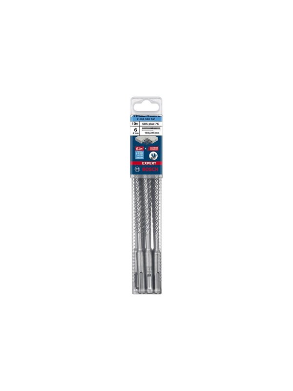 Bosch Expert SDS-plus-7X Drill Bit 6 mm 10pcs