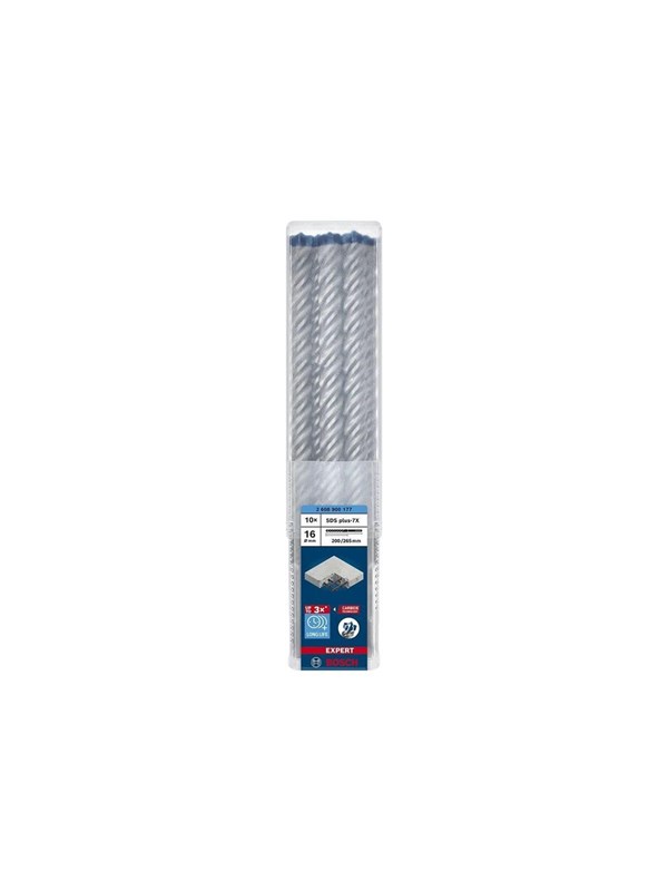 Bosch Expert SDS-plus-7X Hammerbor - 16mm, Længde 200mm - 10 stk.