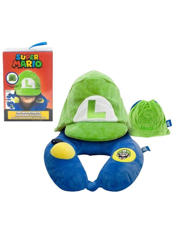 Pyramid - Super Mario (Luigi) Neck Pillow - Pude