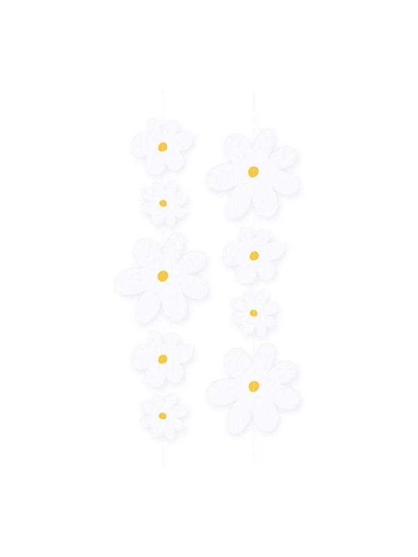 Globos Paper Bunting Daisies - 2m