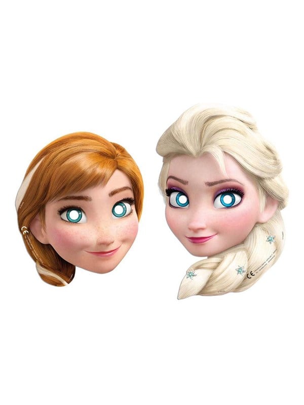 Globos Paper Masks Frozen 2 - 6 pcs.