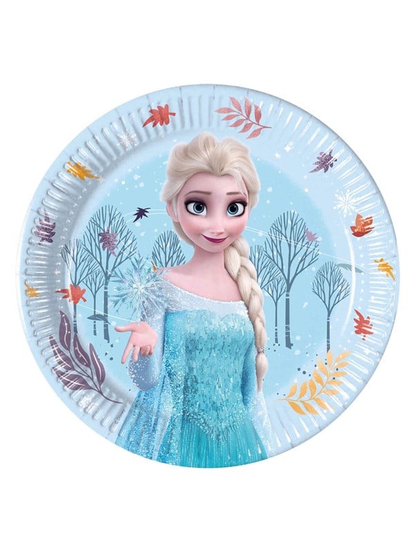 Globos Paper Plates 20cm Frozen Idyllic Wonder - 8 pcs.