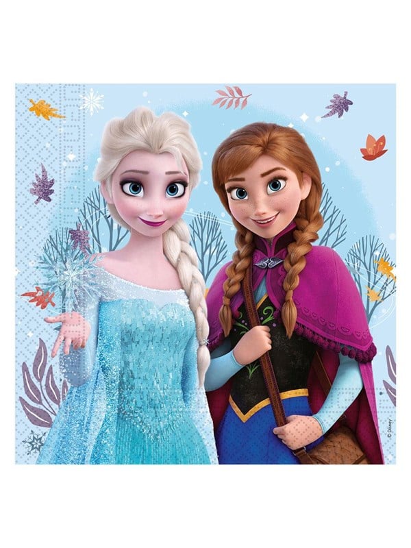 Decorata Party Servietter - 20-pak - 33x33 cm - Frozen Idyllic W