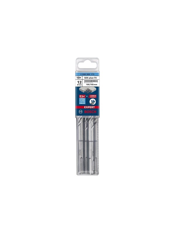 Bosch Expert SDS-plus-7X Drill Bit 12 mm 10pcs billede