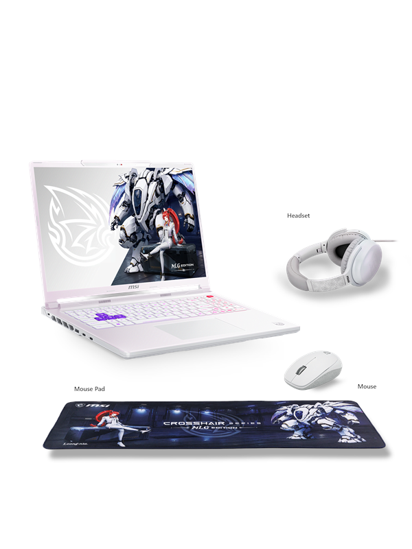 MSI Crosshair A16 HX MLG Edition E8WGK - 16" | RTX 5070 | Ryzen 9 8940HX | 32GB | 1TB MSI Crosshair A16 HX MLG Edition E8WGK - 16" | RTX 5070 | Ryzen 9 8940HX | 32GB | 1TB