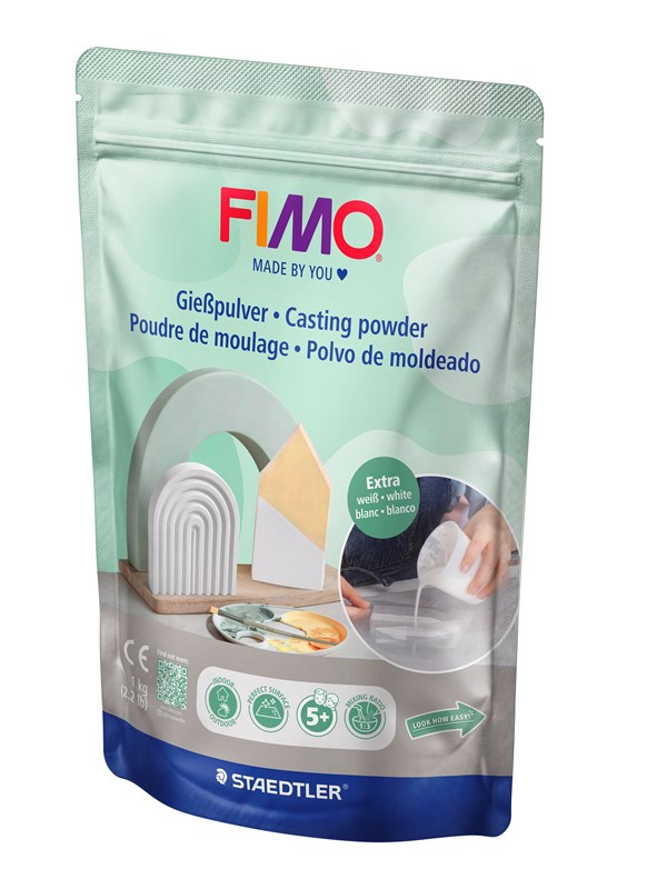 Staedtler FIMO støbepulver 1kg hvid