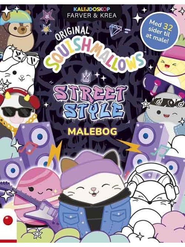 Squishmallows Street Style Malebog - Hobby - Hæftet