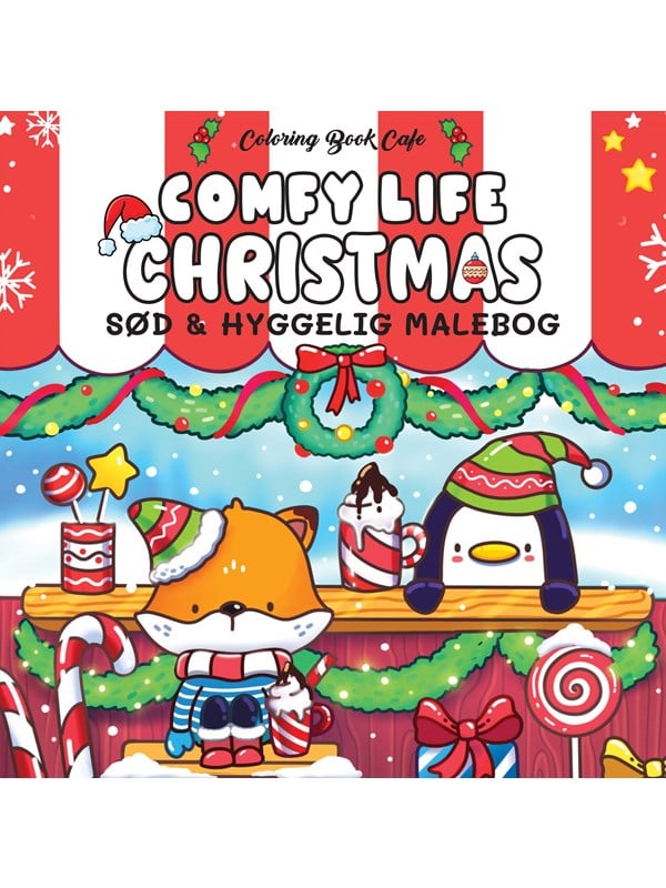 Malebog: Comfy Life Christmas - Cozy Coloring - Hobby - paperback