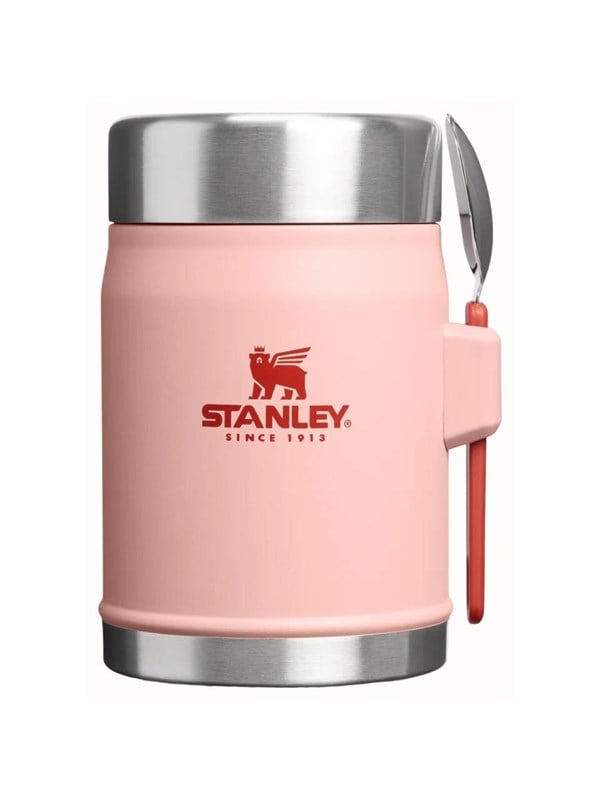 Stanley The Legendary Classic Food Jar Madtermokande med Spork - 410ml - Peach Rose