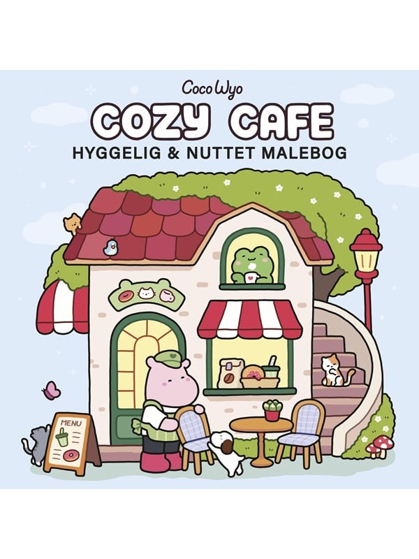 Malebog: Cozy Cafe - Cozy Coloring - Hobby - paperback