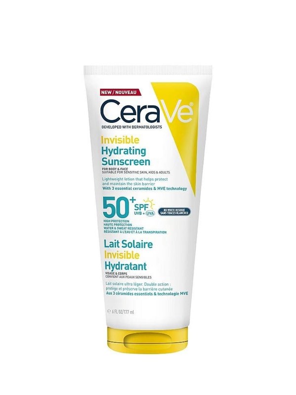 CeraVe Invisible Hydrating Sunscreen SPF 50+ 177 ml