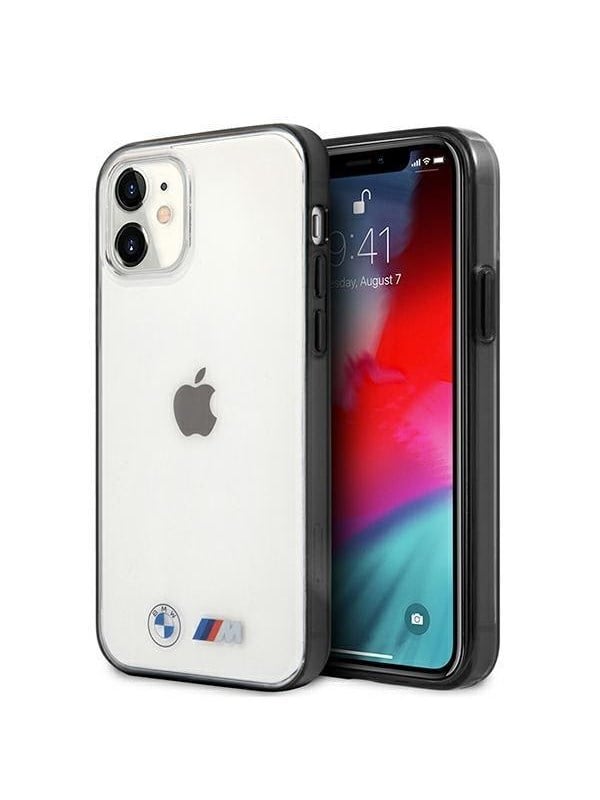 BMW BMHCP12SMBTOK iPhone 12 mini 5.4" transparent hardcase Sandblast case