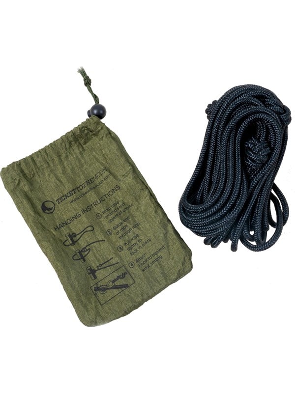 Ticket To The Moon TMROPE, Nylon, Sort, 2,4 m, 5 mm, 2 stk