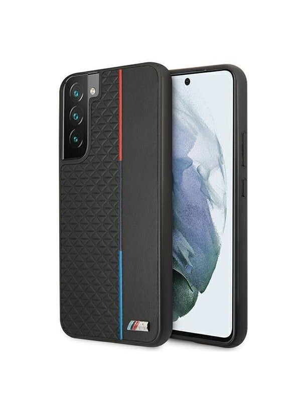 BMW Etui BMW BMHCS22MTRTBK S22+ S906 czarny/black hardcase M Collection Triangles