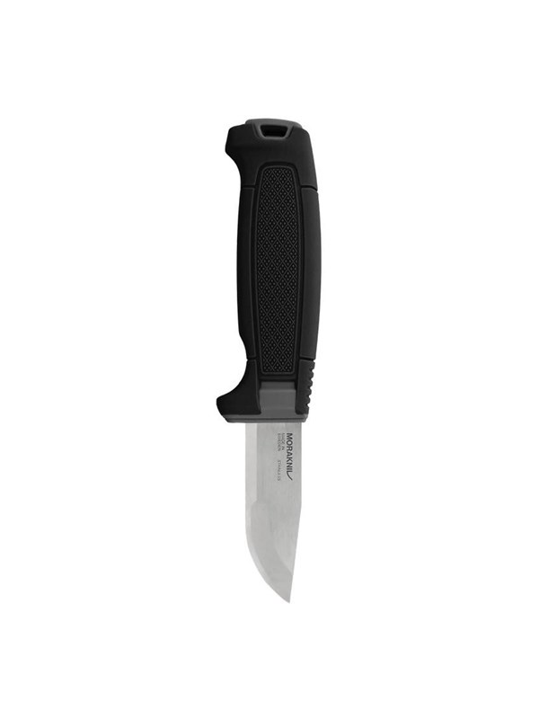Morakniv Amberg Compact (S), Enkelt, Jagtkniv, Dråbepunkt, Rustfrit stål, Termoplastisk elastomer (TPE), Sort