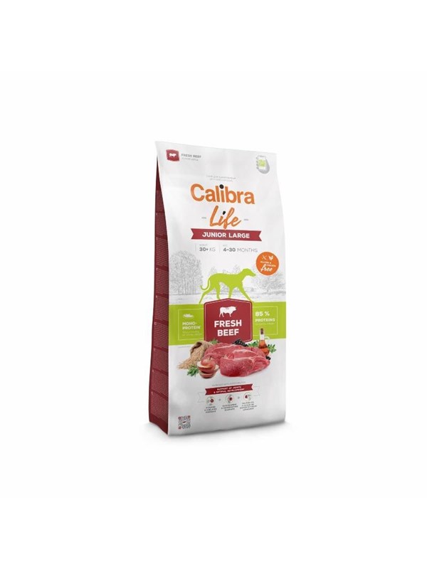 Calibra Dog Life - Junior Large Fresh Beef - 12kg