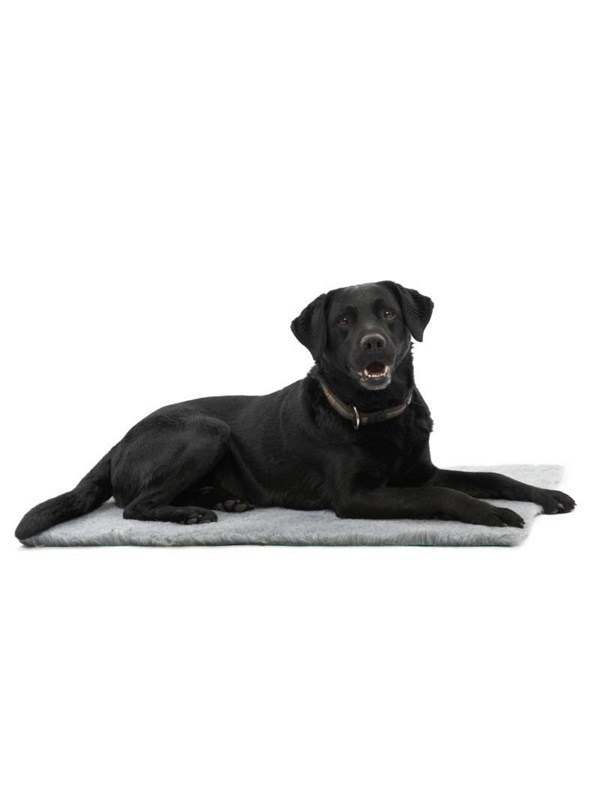 KRUUSE Vet Bed - Grey - 100x75cm - Polyester Fleece