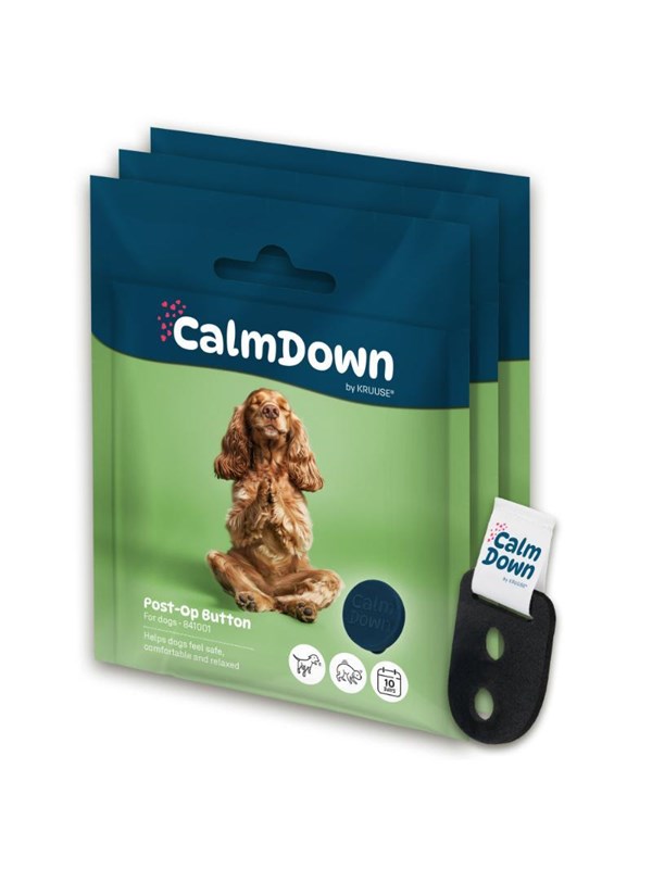 CalmDown by KRUUSE Dog MultiUse Kit - 3 Buttons - Pheromone Calming Aid