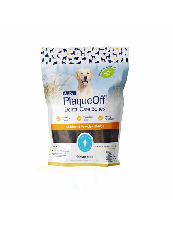 PlaqueOff Dental Care Bones Chicken and Pumpkin 4
