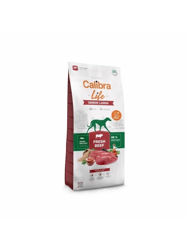 Calibra Dog Life Senior Large Frisk oksekød 2,5 kg