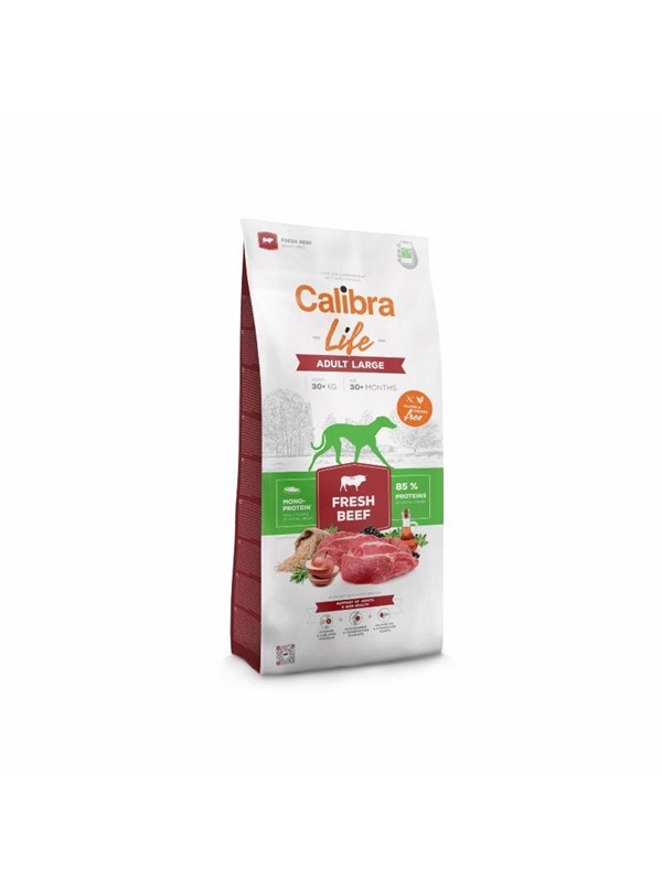 Calibra Dog Life Adult Large Frisk oksekød 2,5 kg