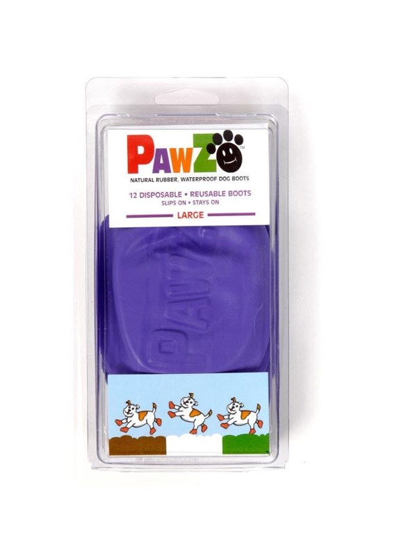 PawZ Pawz hundesko, L, 10,2 cm, lilla 12 stk
