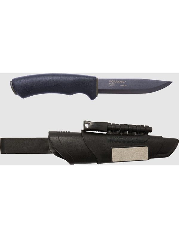 Morakniv Survival, Jagtkniv, Dråbepunkt, Kulstofstål, Termoplastisk elastomer (TPE), Sort, 1 værktøjer