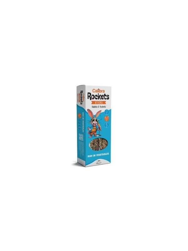 Calibra Rockets - Vegetable Sticks for Rabbits & Rodents - 120g