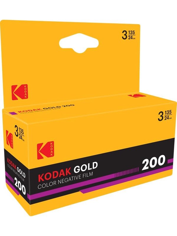 KODAK Eastman Gold 200 135-format - 24 Exposures (3-pack Horizontal box)