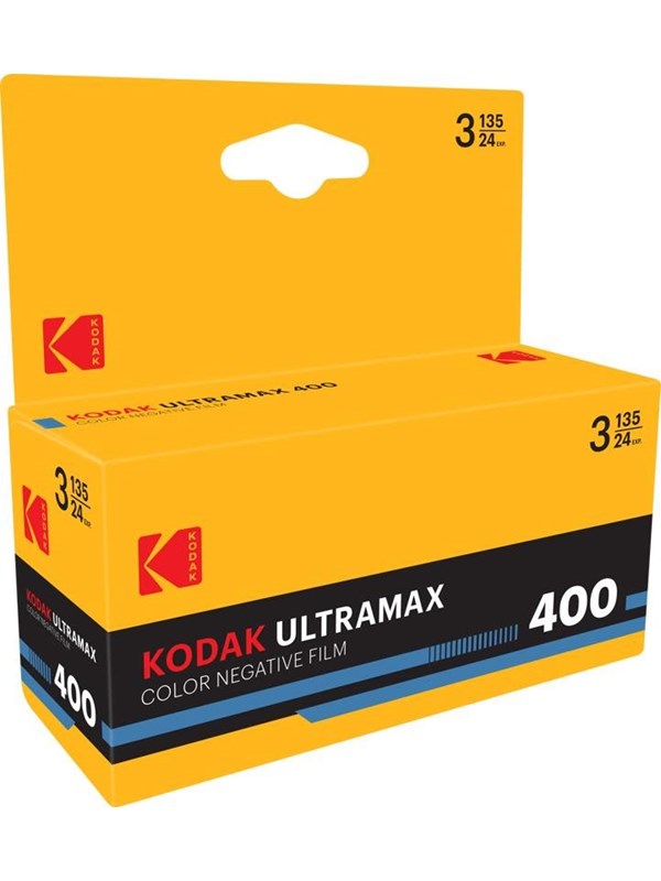 KODAK Eastman Ultramax 400 135-format - 24 Exposures (3-pack Horizontal box) KODAK Eastman Ultramax 400 135-format - 24 Exposures (3-pack Horizontal box)