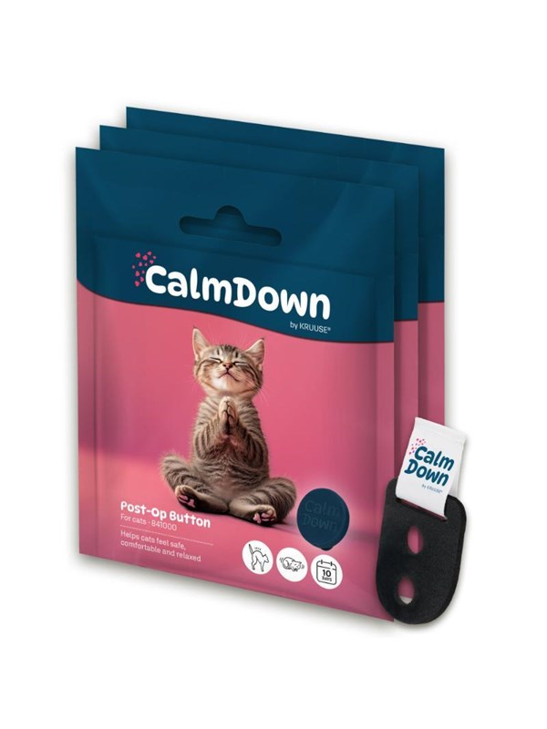 CalmDown by KRUUSE Cat MultiUse Kit - 3 Buttons - Pheromone Calming Aid