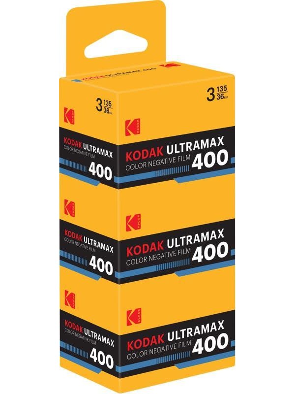 KODAK Eastman Ultramax 400 135-format - 36 Exposures (3-pack Vertical box) KODAK Eastman Ultramax 400 135-format - 36 Exposures (3-pack Vertical box)