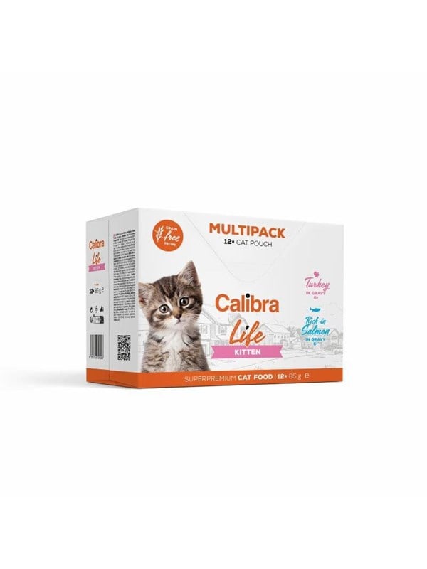 Calibra Cat Life pouch Kitten Multipack 12 x 85 g