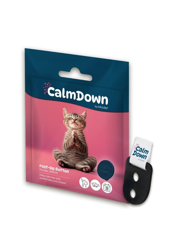 CalmDown by KRUUSE Cat MultiUse Kit - 1 Button - Pheromone Calming Aid