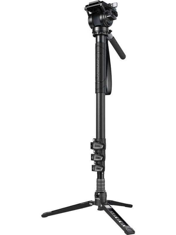 SmallRig 6623 Carbon Fiber Monopod (4 sections) with Videohead
