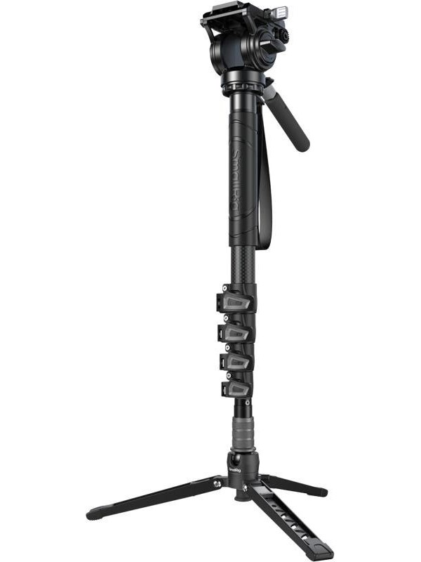 SmallRig 6625 Carbon Fiber Monopod (5 sections) with Videohead