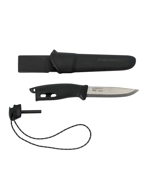 Morakniv Companion Spark, Camper/scout, Dråbepunkt, Rustfrit stål, Sort, 1 værktøjer, 22,3 cm