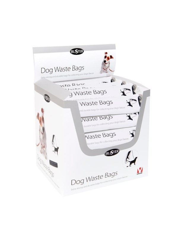 KRUUSE BUSTER Dog Poop Bags - Black - 30 Rolls of 50