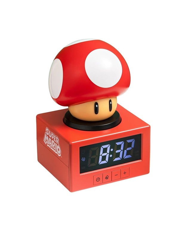 Paladone - Super Mario - Icon Alarm Clock With Light - Vækkeur