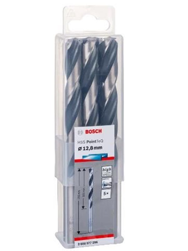 Bosch Metalbor Pointtec HSS-R 12,8mm 5stk - 2608577296