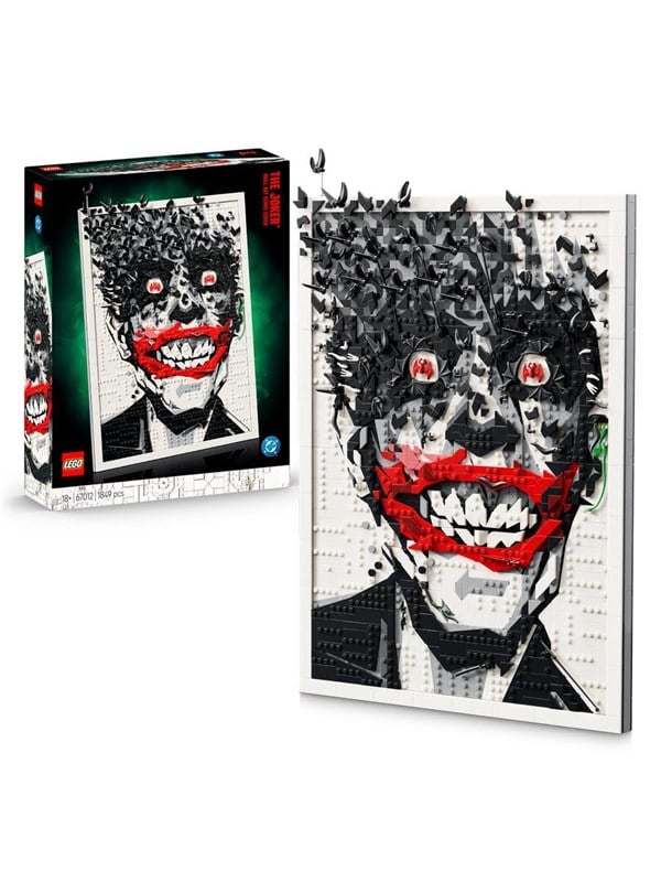 LEGO Super Heroes 67012 Jokeren tegneseriecover-vægkunst