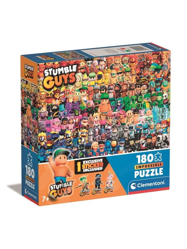 Clementoni Puzzle Impossible Square Box - Stumble Guys 180 pieces 2D Puslespil